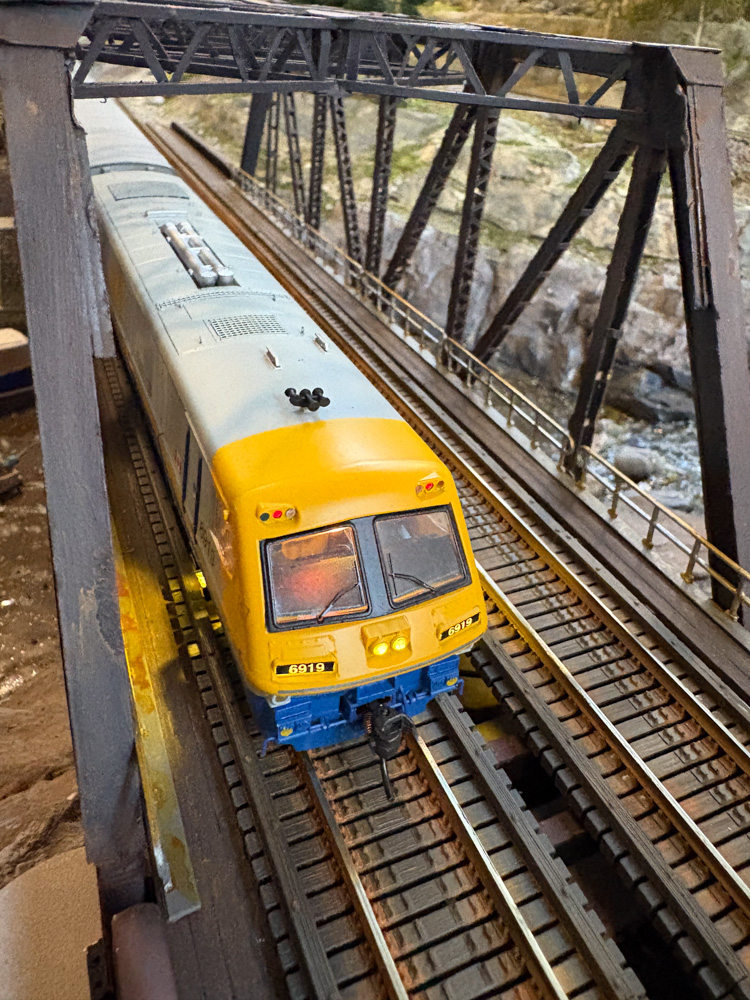 LRC crossing the bridge